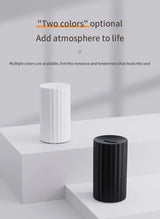 Air Humidifier With Flame Effect Essential Oil Diffuser Quiet Aroma Diffuser Home Fragrances Car Refresh