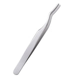 Stainless Steel Beauty Tools Eyelash Curler Aid Tweezers