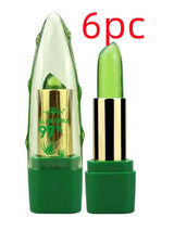 Aloe Vera Gel Color Changing Lipstick Gloss  Moisturizer Anti-drying Desalination Fine-grain Lip Blam Care