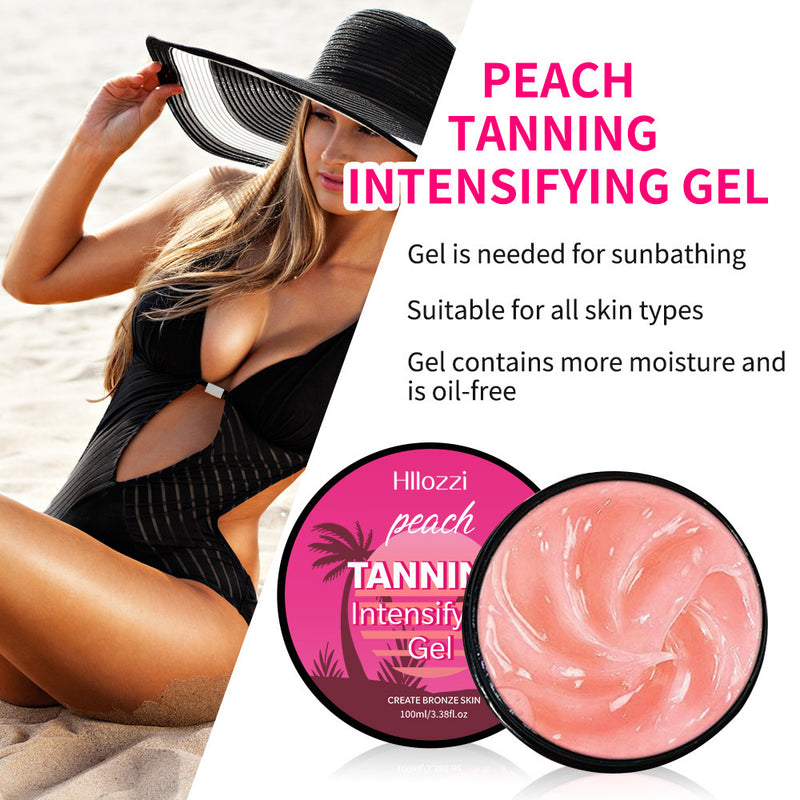 Peach Sun Tanning Gel Bronze Moisturizing